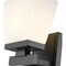 Z-Lite Astor 1 Light Wall Sconce, Matte Black & Etched Opal 1937-1S-MB - alternate 7